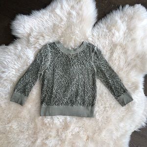 Free People Washed Olive Green Top